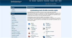Desktop Screenshot of kvalitetskatalogen.se